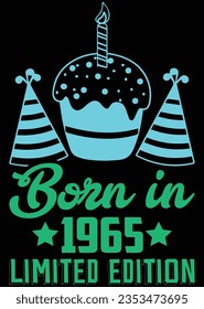 
Born In 1965 Limited Edition eps cut file for cutting machine