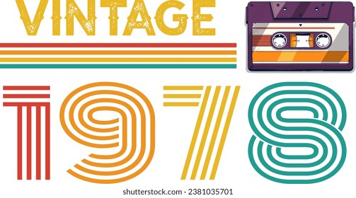 Born 1978 Birthday Vintage Legends Years Old Retro Vintage Birthday Ideas Limited Edition