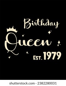 Born 1979 Birthday Queen Years Old Retro Vintage Birthday Ideas Limited Edition