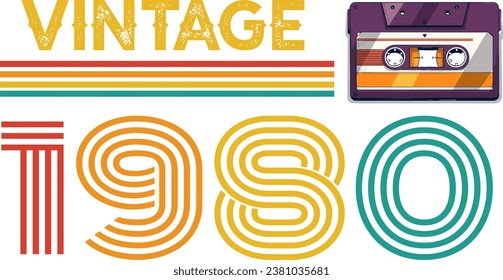 Born 1980 Birthday Vintage Legends Years Old Retro Vintage Birthday Ideas Limited Edition