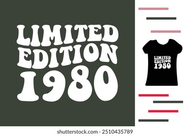 Geboren 1980 t Shirt Design