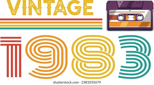 Born 1983 Birthday Vintage Legends Years Old Retro Vintage Birthday Ideas Limited Edition