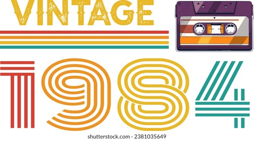 Born 1984 Birthday Vintage Legends Years Old Retro Vintage Birthday Ideas Limited Edition