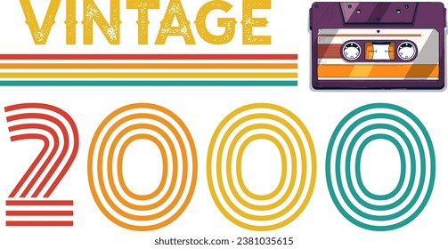 Born 2000 Birthday Vintage Legends Years Old Retro Vintage Birthday Ideas Limited Edition