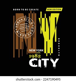 born to be create, urban style, lettering, striped abstract, typography design vector, graphic illustration, for t shirt 