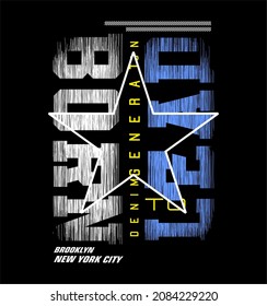 Born to be different slogan design typography graphic vector illustration