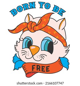 nacen libres con vector de gato