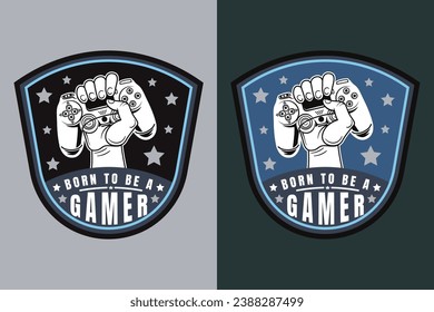Born To Be A Gamer, Gamer Boy Shirt, Funny Gamer Tee, Gamer Gifts, Gifts for Boy, Gaming Gifts for Dad