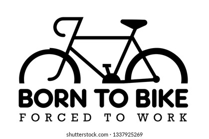 Born to bike graphic