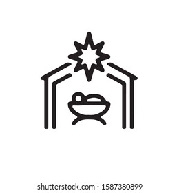 born of god icon design vector