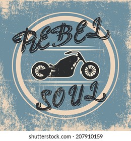born to ride background, illustration in vector format