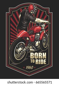 Born To Ride Cafe Racer