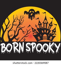 Nació Spooky T-shirt Design Vector File.
