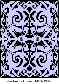 borneo dayak batik pattern.simple geometric pattern. motif background.Stylish fabric print vector design inspiration. Creative textile background for fashion or cloth