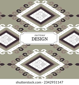 borneo pattern design in vector