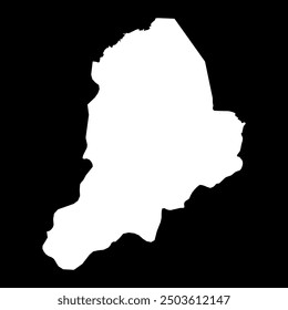 Borno state map, administrative division of the country of Nigeria. Vector illustration.