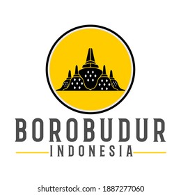 Borobudur logo vector is unique and modern, clean and simple