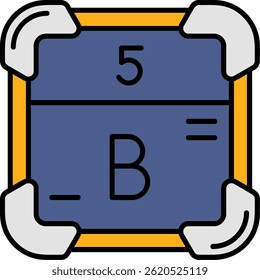 Boron Line vector Icon Design