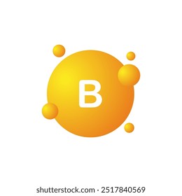 Boron molecule icon. Molecule of Boron. B element. Chemistry and scientific research concept