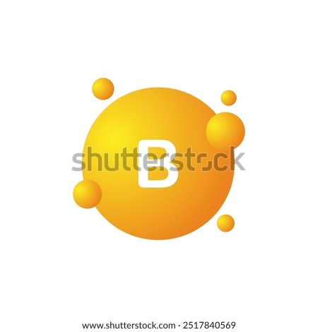 Boron molecule icon. Molecule of Boron. B element. Chemistry and scientific research concept