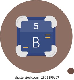 Boron vector Icon Design Illustration