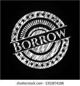 Borrow on blackboard