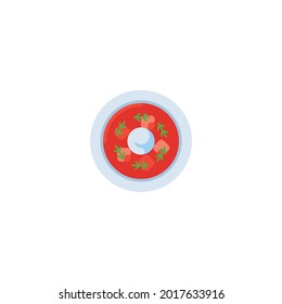 borscht Icon Isolated On White Background