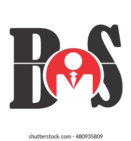 bos letter vector logo