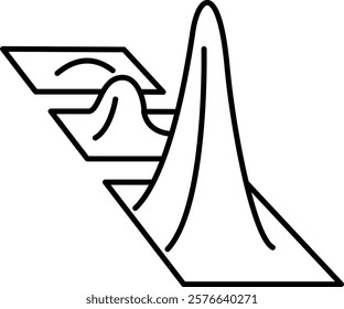 Bose Einstein Condensate Icon - Line Style - Quantum Physics Theme