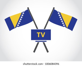 Bosnia Emblem TV Broadcast