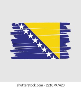 Bosnia Flag Vector. National Flag