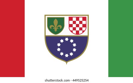 Bosnia and Herzegovina federation of flag