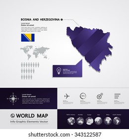 Bosnia and Herzegovina Map