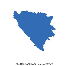 
Bosnia and Herzegovina Map vector icon. Minimalistic Colorful Map of Bosnia and Herzegovina.