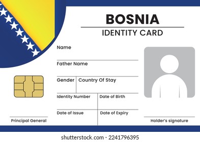 Bosnia National Identity Card and Identity Card