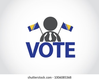 Bosnia Podium Politician Speech Election