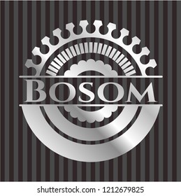 Bosom silvery badge or emblem