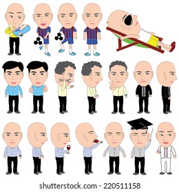 Boss Action Emoticon Vector