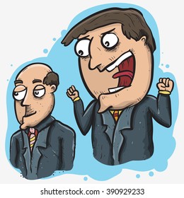 boss angry with slow person