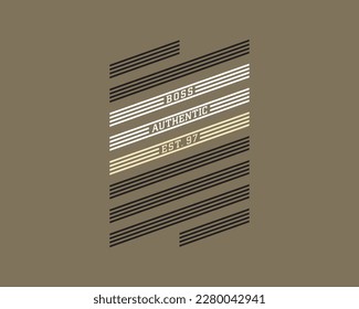   boss authentic 97 design vector