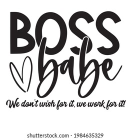 boss babe background inspirational positive quotes, motivational, typography, lettering design