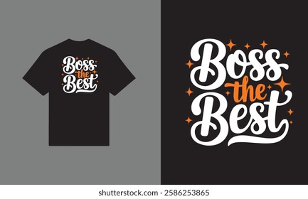 BOSS THE BEST CONCEPT T-SHIRT DESIGN VICTOR