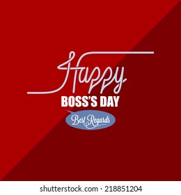 Boss Day Vintage Background