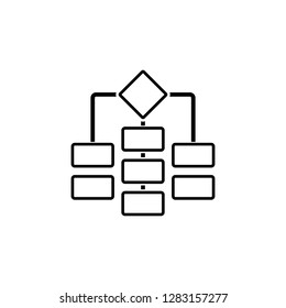 boss distribution chart icon