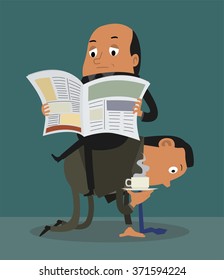 boss and employee
