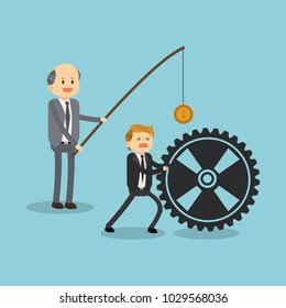 Boss exploiting worker