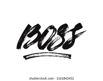 Boss Handwritten lettering.