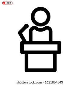 boss icon isolated sign symbol vector illustration - high quality black style vector icons

