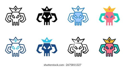 Boss icon set multiple style collection 
