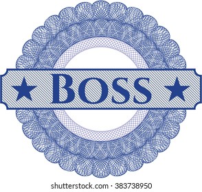 Boss in einer Geldbörse